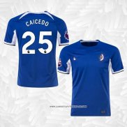 1ª Camiseta Chelsea Jugador Caicedo 2023-2024