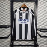 Retro 1ª Camiseta Juventus Manga Larga 1997-1998