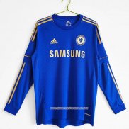 Retro 1ª Camiseta Chelsea Manga Larga 2012-2013