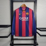 Retro 1ª Camiseta Barcelona Manga Larga 2014-2015