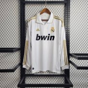 Retro 1ª Camiseta Real Madrid Manga Larga 2011-2012