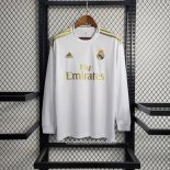 Retro 1ª Camiseta Real Madrid Manga Larga 202019-202020