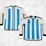 1ª Camiseta Argentina 3 Estrellas Manga Larga 2022