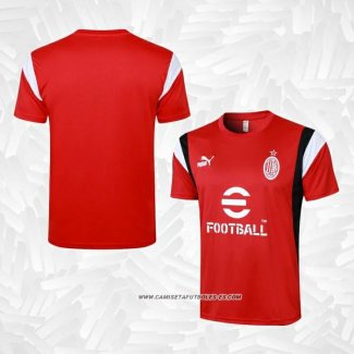Camiseta de Entrenamiento AC Milan 2023-2024 Rojo