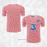 Camiseta de Entrenamiento Chelsea 2022-2023 Rojo y Blanco