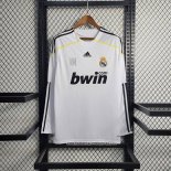 Retro 1ª Camiseta Real Madrid Manga Larga 2009-2010