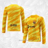 Camiseta Barcelona Portero Manga Larga 2023-2024 Amarillo