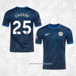 2ª Camiseta Chelsea Jugador Caicedo 2023-2024