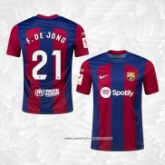 1ª Camiseta Barcelona Jugador F.De Jong 2023-2024