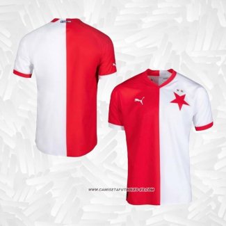 1ª Camiseta Slavia Praha 2022-2023 Tailandia