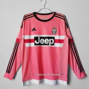 Retro 2ª Camiseta Juventus Manga Larga 2015-2016