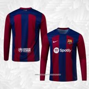 1ª Camiseta Barcelona Manga Larga 2023-2024