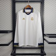 Retro Camiseta Real Madrid Icon Manga Larga 202019-202020