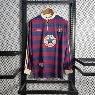 Retro 2ª Camiseta Newcastle United Manga Larga 1995-1996