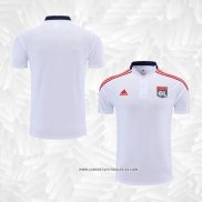 Camiseta Polo del Lyon 2022-2023 Blanco