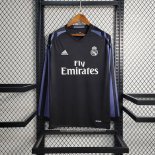 Retro 2ª Camiseta Real Madrid Manga Larga 2016-2017