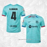 3ª Camiseta Barcelona Jugador R.Araujo 2023-2024
