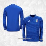 1ª Camiseta Italia Manga Larga 2023-2024