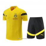 Chandal del Borussia Dortmund Manga Corta 2022-2023 Amarillo - Pantalon Corto