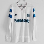 Retro 1ª Camiseta Olympique Marsella Manga Larga 1990