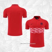 Camiseta Polo del Atletico Madrid 2022-2023 Rojo