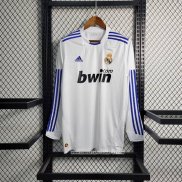 Retro 1ª Camiseta Real Madrid Manga Larga 2010-2011