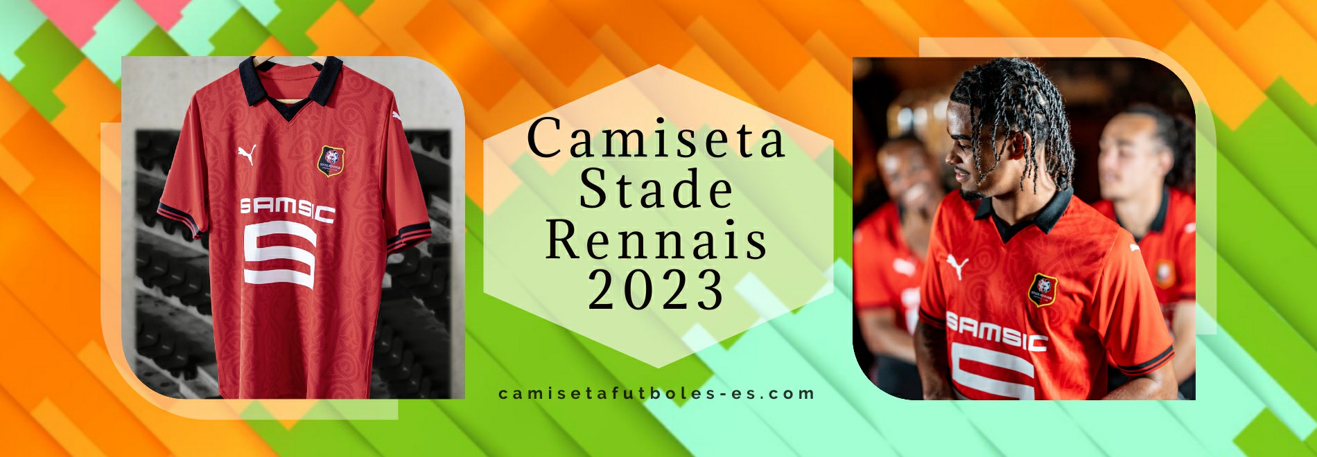 Camiseta Stade Rennais 2023-2024